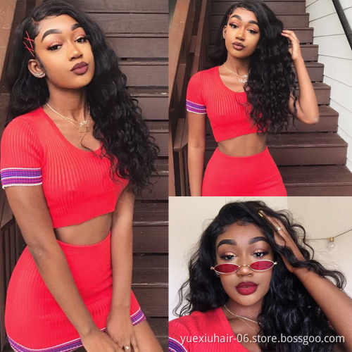 Factory Direct Supply 13x4 Lace Frontal Wig Human Hair Silk Straight Cuticle Aligned Hair Transparent Lace Wig
